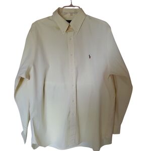 Ralph Lauren Light Yellow Men's Shirt Size 17 34-35